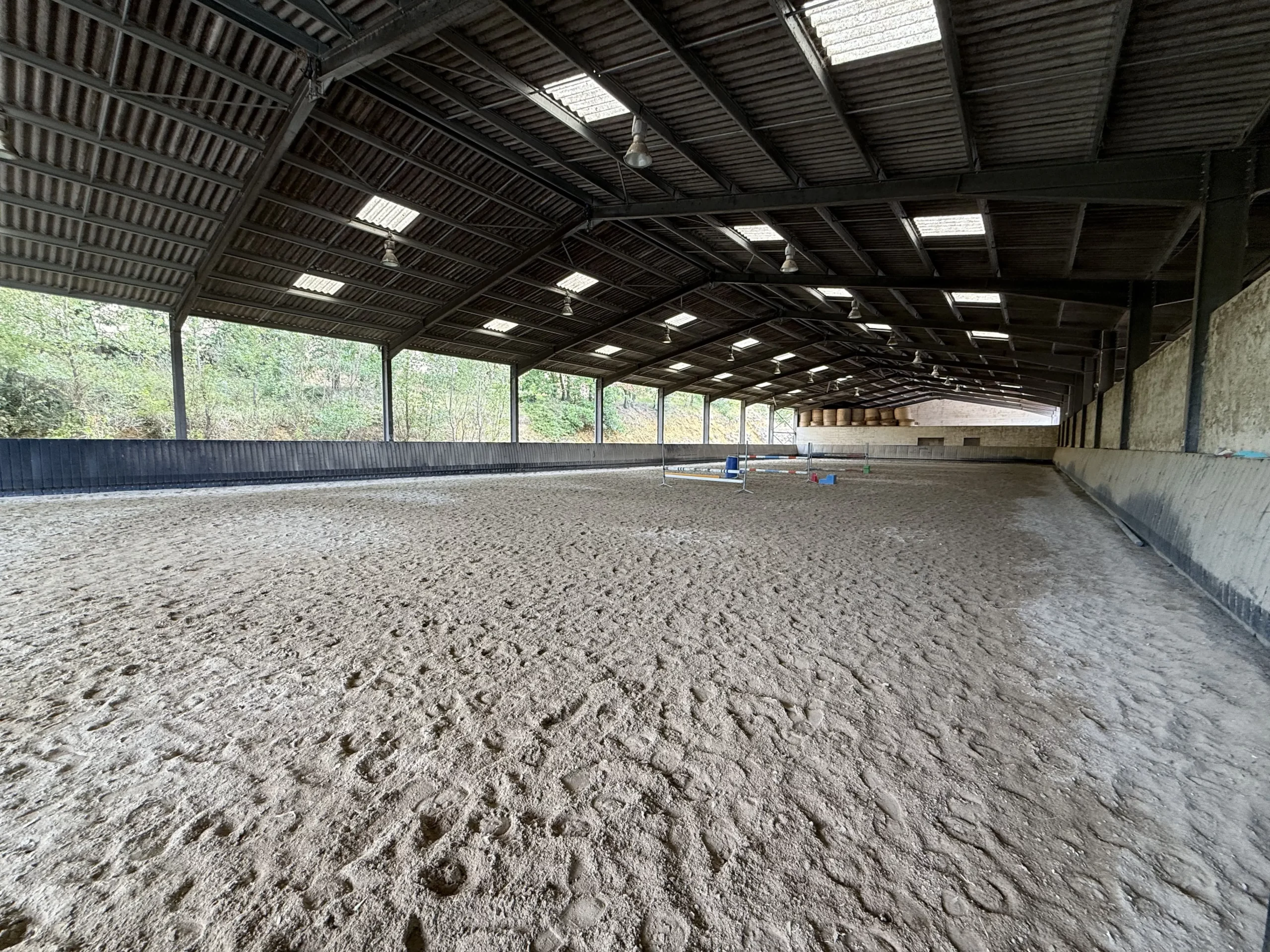 vu du manege couvert